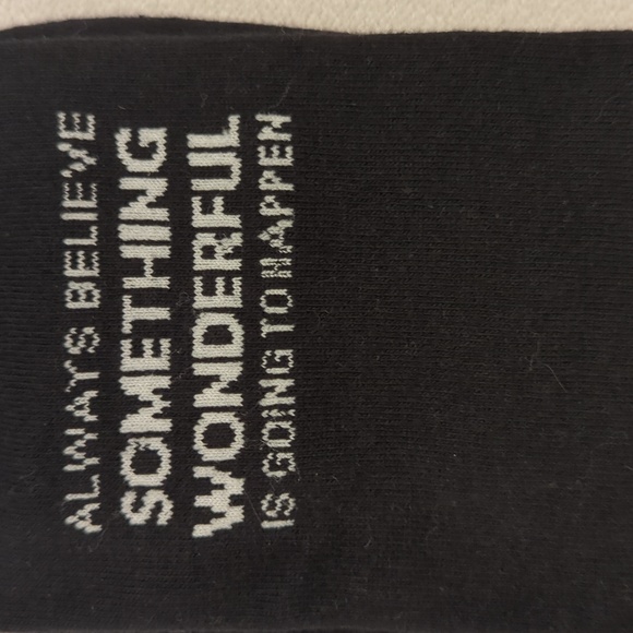LOS ANGELES TRADING CO. | Always Believe Something Wonderful Socks - Picture 9 of 10